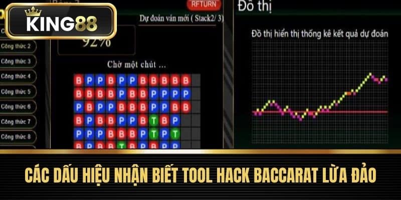 Các dấu hiệu nhận biết tool hack Baccarat lừa đảo